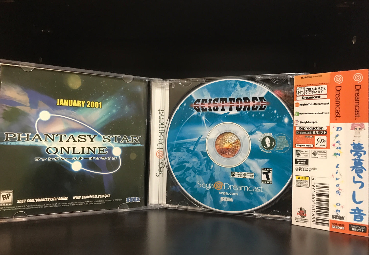 Geist Force [Sega Dreamcast] Reproduction