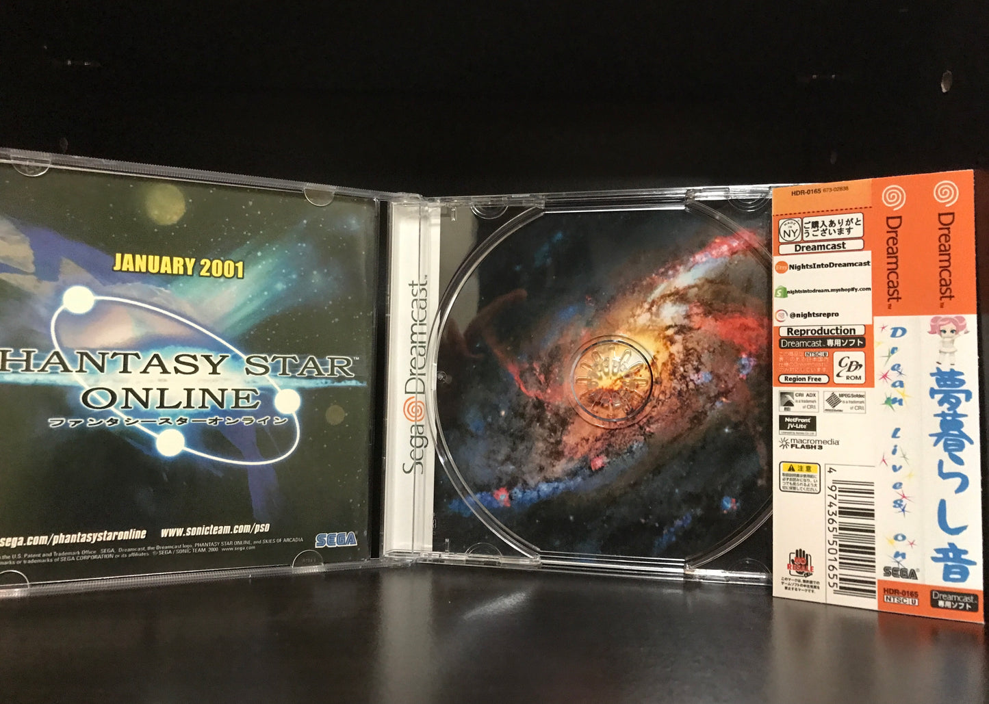 Geist Force [Sega Dreamcast] Reproduction