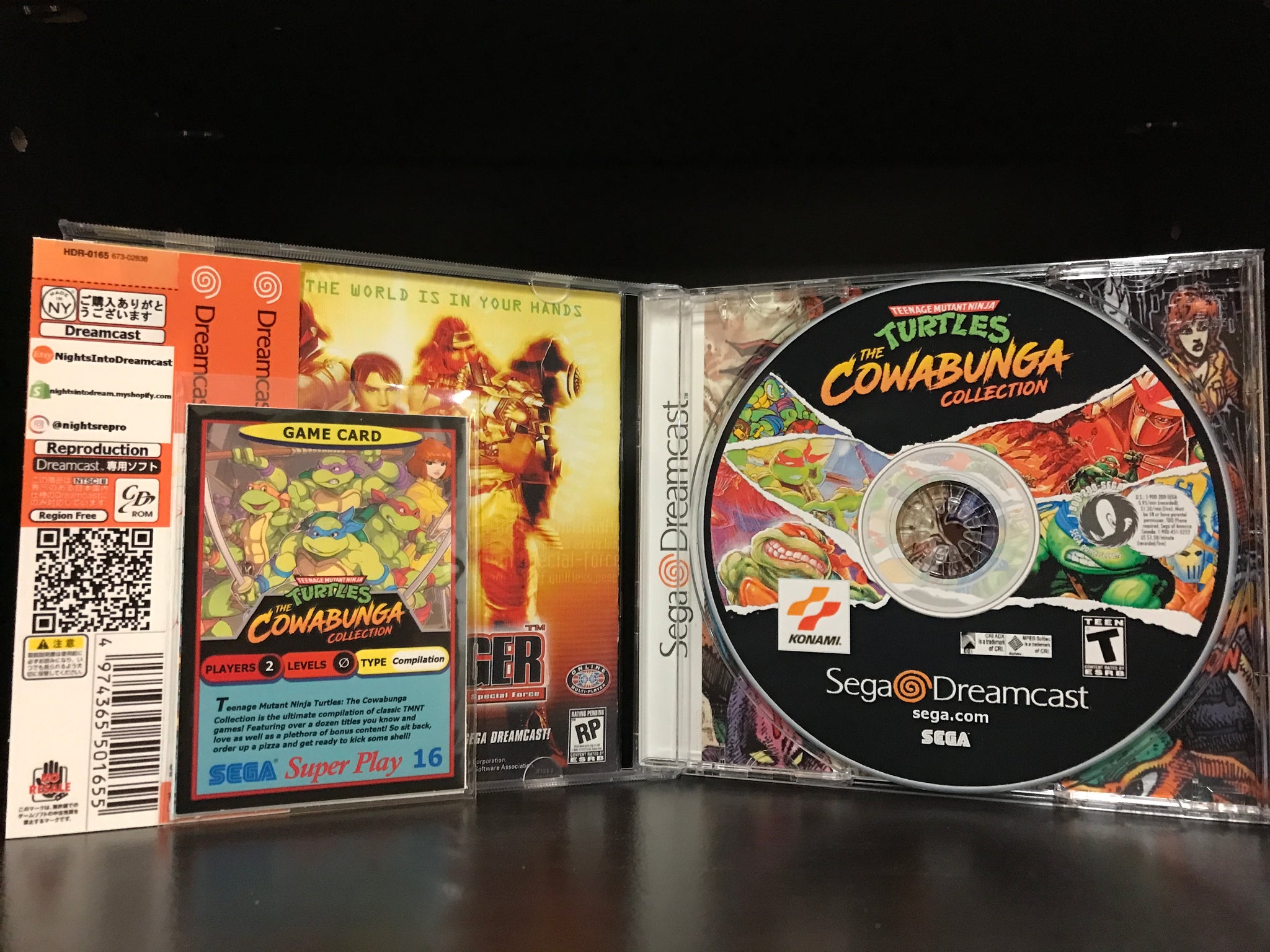 Teenage Mutant Ninja Turtles The Cowabunga Collection [Sega Dreamcast Nights Into Dream
