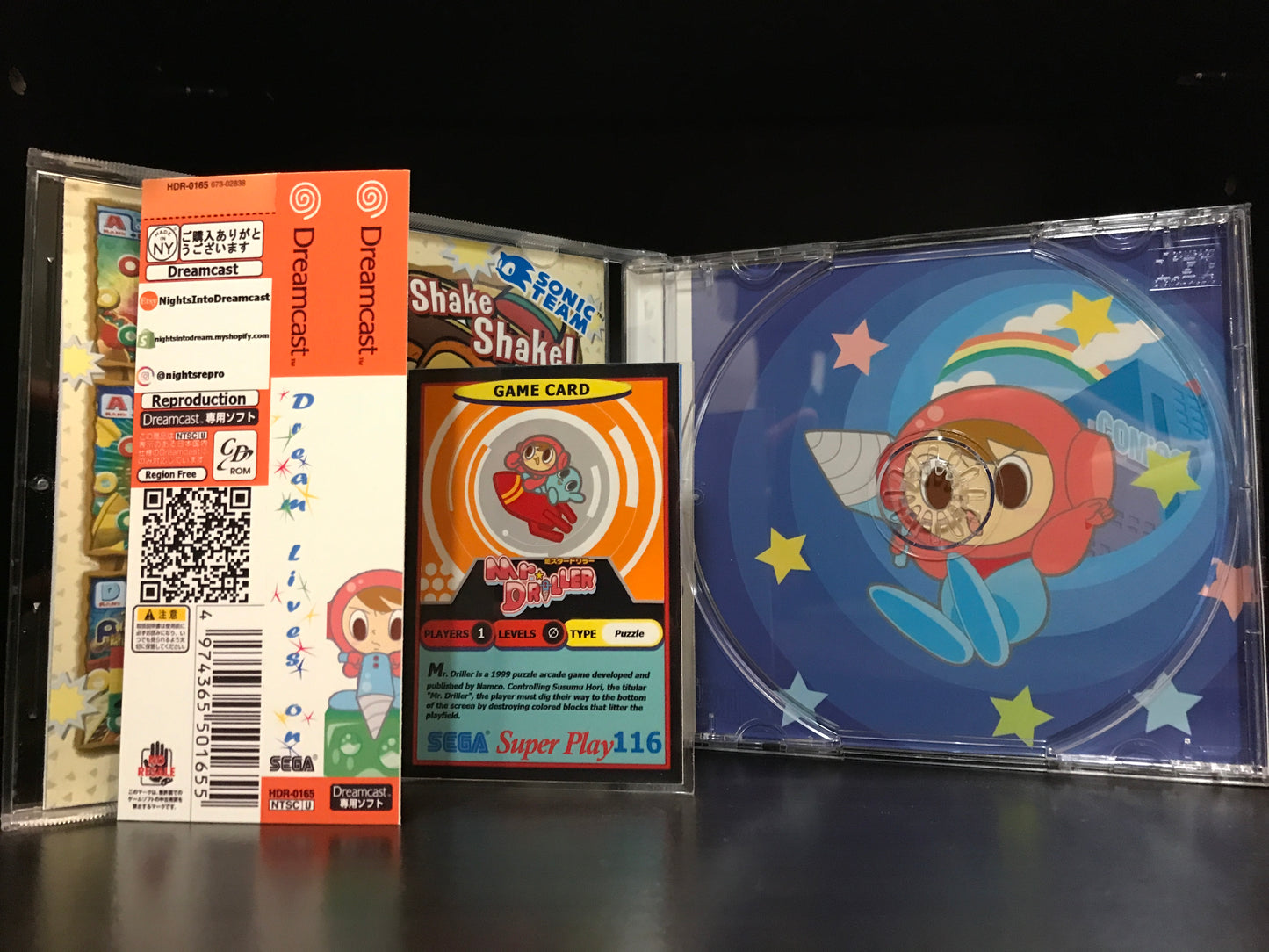 Mr. Driller [Sega Dreamcast] Reproduction